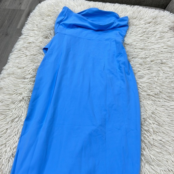 Susana Monaco Women's Blue Tube Overlay Dress - Picture 5 of 7